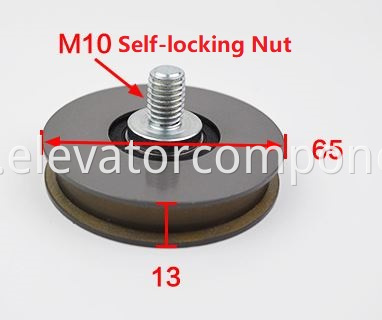 Hitachi Lift Door Hanger Roller 65*13*6202 With M10 Self-locking Nut